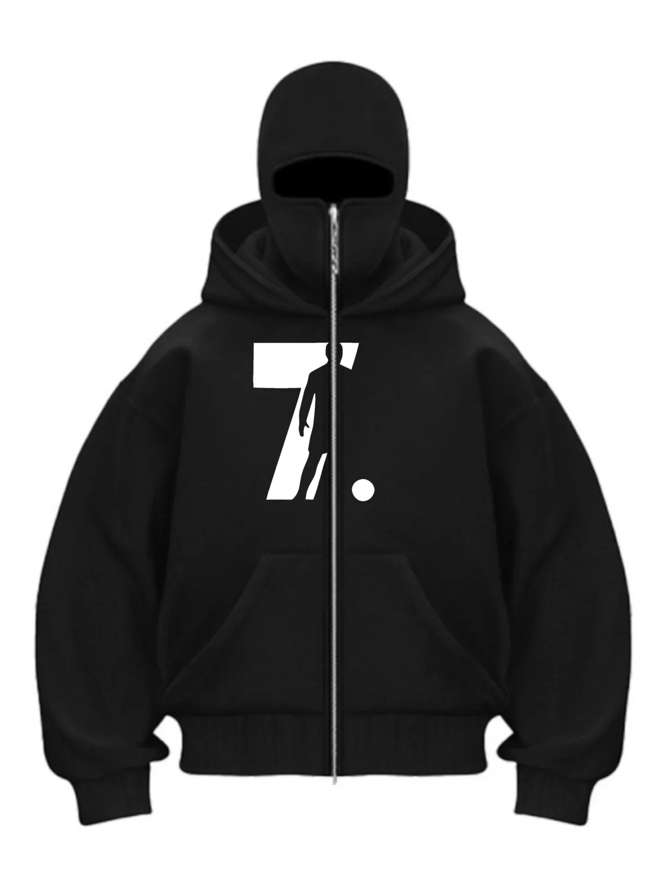 BALACLAVA HOODIE — NeoY2K ZIP EDITION