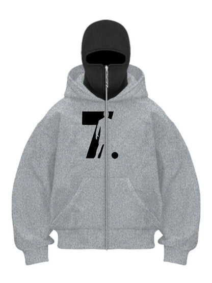 BALACLAVA HOODIE — NeoY2K ZIP EDITION