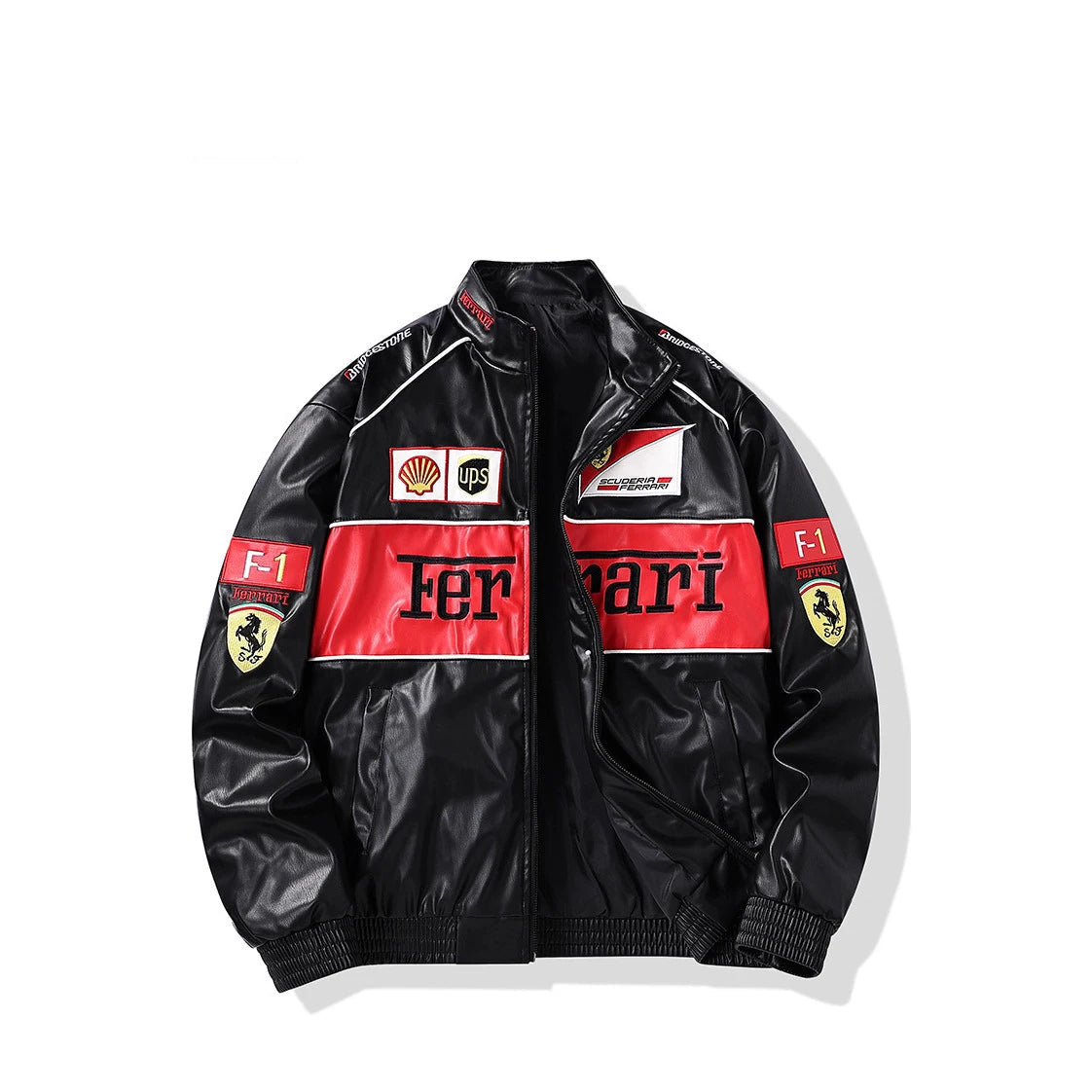 F*RRARI F1 VINTAGE LEATHER JACKET - LIMITED EDITION