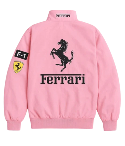 F*RRARI F1 VINTAGE RACING JACKET - PINK EDITION