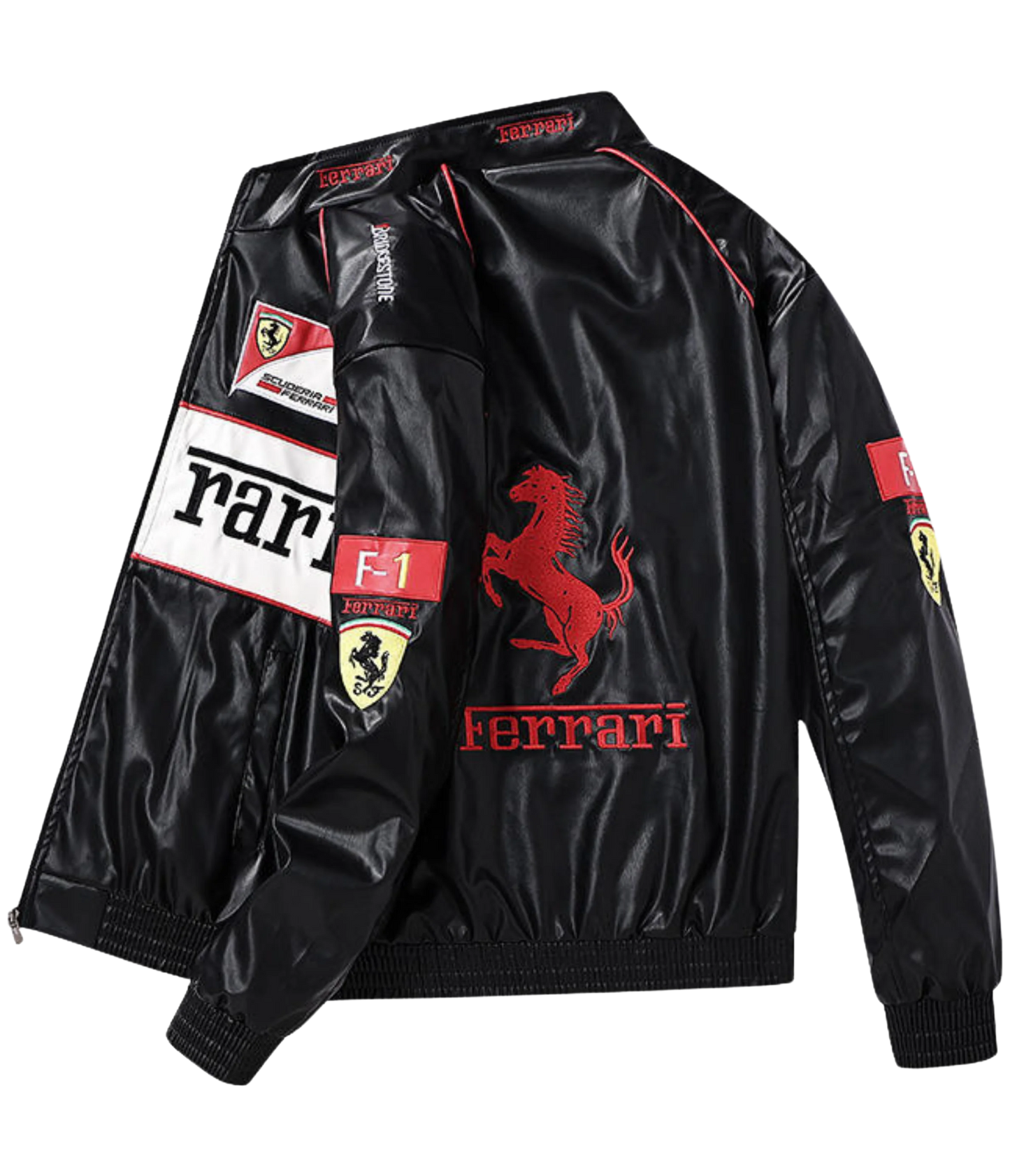 F*RRARI F1 VINTAGE LEATHER JACKET - LIMITED EDITION