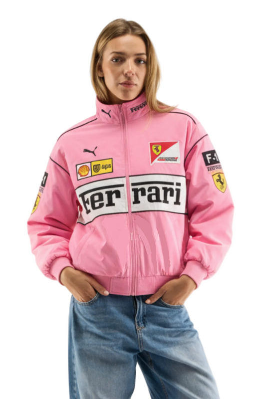 F*RRARI F1 VINTAGE RACING JACKET - PINK EDITION